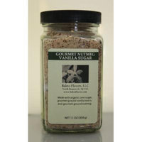 Gourmet Nutmeg Vanilla Sugar in a Glass Jar-11 OZ (330 g)