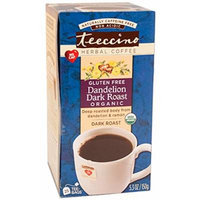 Teeccino Organic Dandelion Dark Roast Chicory Herbal Tea Bags, Gluten Free, Caffeine Free, Acid Free, 25 Count (Pack of 3)
