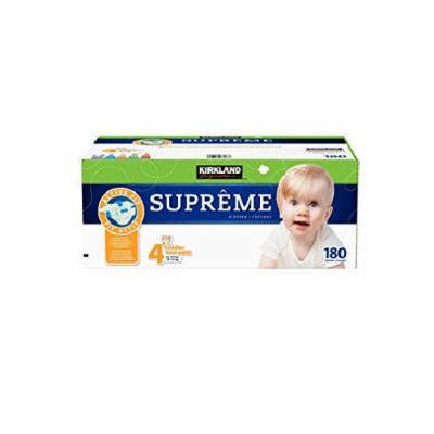 Kirkland Signature Supreme Diapers Size 4; Quantity:180