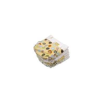 Kushies Classic Fitted Diapers 5 pack - Toddler - Neutral