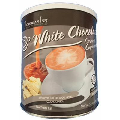 Victorian Inn Instant Cappuccino, White Chocolate Caramel, 32-ounce Canister
