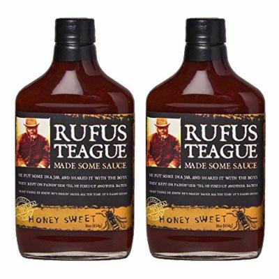 Rufus Teague's Award Winning BBQ Sauces - OU Kosher - Honey Sweet (2 Pack) (375 ml each)