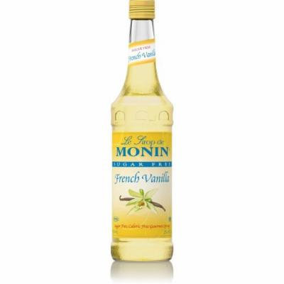 Monin Sugar Free French Vanilla Syrup O'free (Sugar Free, Calorie Free), 33.8-Ounce Plastic Bottle (1 liter Bottle)