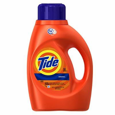 Tide Original Scent HE Liquid Laundry Detergent, 50 Fl Oz, 2 Count