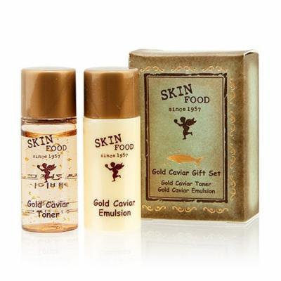 Skin Food Gold Caviar Basic Skincare Trial Kit 1box
