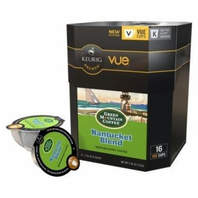 64 Count, Green Mountain Nantucket Blend Fair Trade Select Coffee VUE Packs For Keurig Vue Brewers (4 - 16 ct VUE Pack)