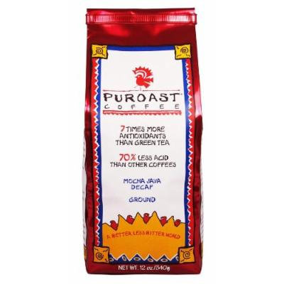 Puroast Mocha Java Decaf Ground, 12 oz. Bag (Pack of 2)