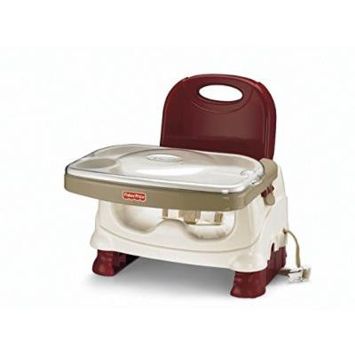 Fisher Price Healthy Care Deluxe Booster Seat Baby Feeding Seat Red Chair