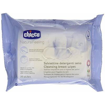 Chicco Cleansing Wipes for Breast Hygiene Safe Nursing 20
