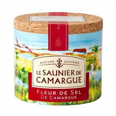 Le Saunier De Camargue Fleur De Sel Sea Salt, 4.4 Ounce Canisters (5 PACK)