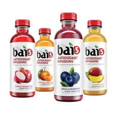 Bai5, 5 calorie Variety Pack, 100% Natural, Antioxidant Infused Beverage, 18-Ounce Bottles (Green Variety Pack of 24, 18 Oz)