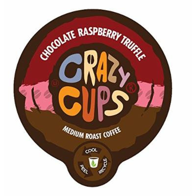 Crazy Cups Chocolate Raspberry Truffle Flavored Coffee Single Serve Cups (88 count)