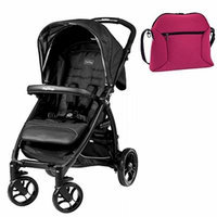 Peg Perego Booklet, Onyx w Peg Perego Borsa Soft Diaper Bag (Fleur)