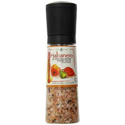 Dean Jacobs Jumbo Grinder, Habanero and Himalayan Pink Salt Seasoning, 12.2 Ounce