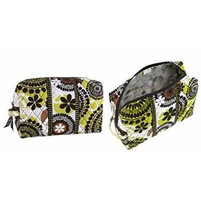 Vera Bradley Large Cosmetic in Cocoa Moss