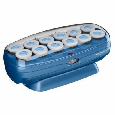 Babyliss Professional Nano Titanium Ceramic Hair Roller Set with 12 Velvety Flocked Jumbo Rollers and Color Changing Sensor with Maximum Heat Transfer