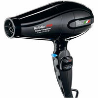 Babyliss 2000 Watt Nano Titanium Portofino Hair Dryer with ITALIAN AC Motor, 6 Heat/Speed Settings with True Cold Shot Button, BONUS FREE Diffuser and Three Concentrator Attachments