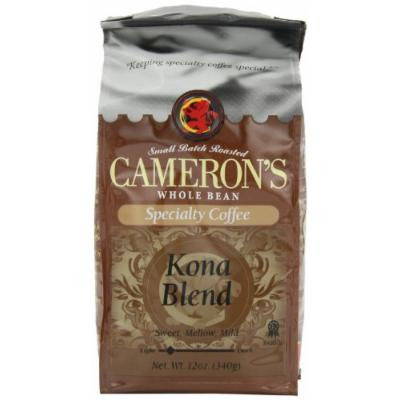 Cameron's Kona Blend Whole Bean Coffee, 12-Ounce Bags (Pack of 3)