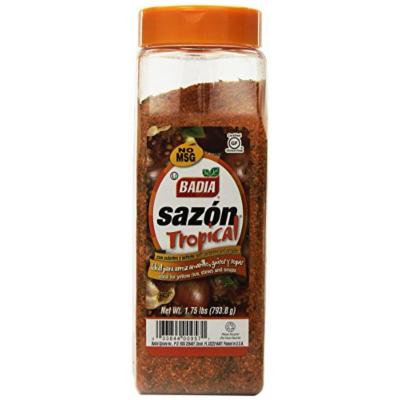 Badia Sazon Tropical Seasoning with Annatto and Coriander, 1.75 Pound (Pack of 6)