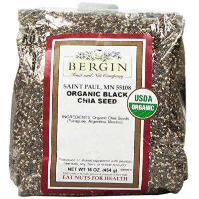 Bergin Nut Company Organic Black Chia Seed, 16 Ounce