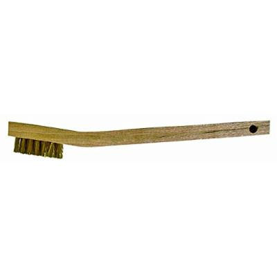 Shark 14004 7.25-Inch Wooden Handle Compact Brass Scratch Brush