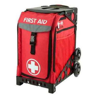 Zuca First Aid roller bag (red frame)