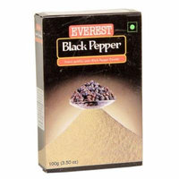 Everest Black Pepper Ground Spice Used As a Flavoring Spice in Veg and Non-veg Preparations (Box, 100 Gms)