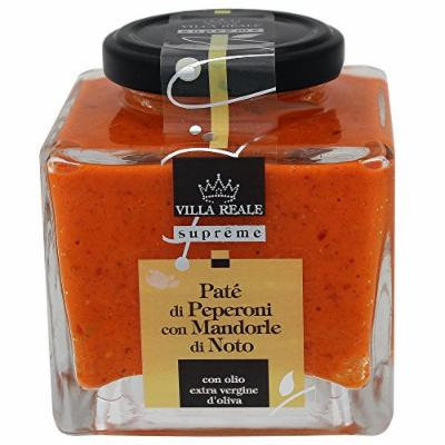 Villa Reale Italian Red Pepper and Almonds Pate, 6.35 Ounce