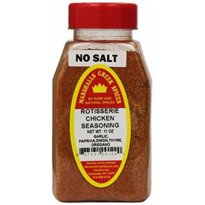 Marshalls Creek Spices Rotisserie Chicken Seasoning, No Salt, 11 Ounce