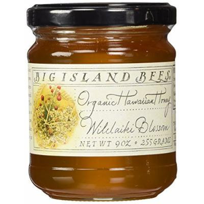 Organic Wilelaiki Blossom Raw Honey by Big Island Bees (9 ounce)