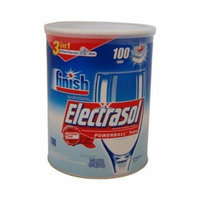 Finish Electrasol Dishwasher Detergent with Powerball Tabs -3 in 1 - 100 Tabs
