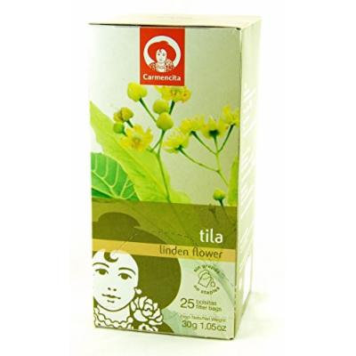 Carmencita Spanish Linden Flower Tea (Tila / Tilo) 25 Tea Bags 1.05oz 3 Pack
