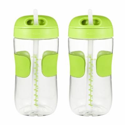 OXO Tot Straw Cup 2 Pack, Green, 11 Ounce