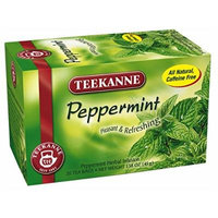 Teekanne Tea, Peppermint Herb, 20 Teabags (Pack of 6)