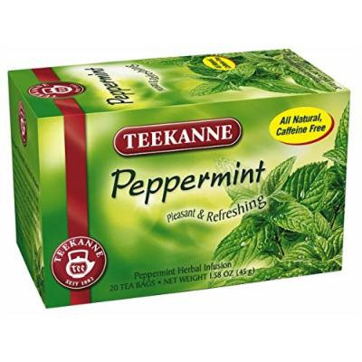 Teekanne Tea, Peppermint Herb, 20 Teabags (Pack of 6)