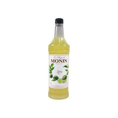 Monin Flavored Syrup, Lime, 33.8-Ounce Plastic Bottle (1 liter)