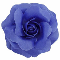 Sara Monica Flower Hair Clip and Pin: Rose: Made in the USA (Periwinkle)