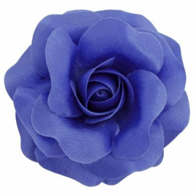 Sara Monica Flower Hair Clip and Pin: Rose: Made in the USA (Periwinkle)