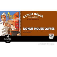 Donut House Collection Donut House Caffeinated Coffee for Keurig Brewing Systems, 160 K-Cups