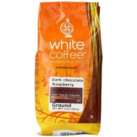 White Coffee Dark Chocolate Ground Coffee, Raspberry, 12 Ounce