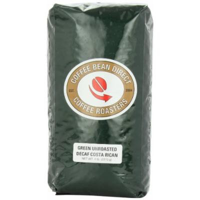 Green Unroasted Decaf Costa Rican, Whole Bean Coffee, 5-Pound Bag