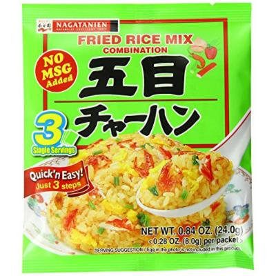 Nagatanien Fried Rice Mix Combination, .84-Ounce Units (Pack of 10)