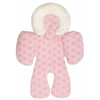 Pink - Baby Head and Body Support Pillow Warm Strollers Nursing Pillow Warm Car Seat Baby Pillow Cushion for Winter&summer