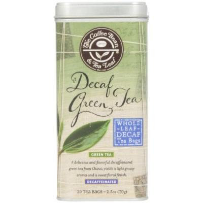 The Coffee Bean and Tea Leaf Decaf Green Tea, Grassy Floral Aroma, CO2 Decaffeination, 20 Count Filter Bag