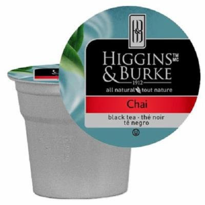 Higgins and Burke Tea Capsules Chai Package compatible with Keurig K-Cup Brewers, 48 Count
