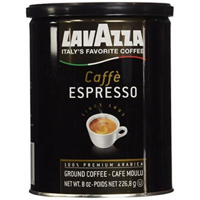 Lavazza Caffe Espresso Ground Coffee, 8-Ounce Can (Pack of 2)