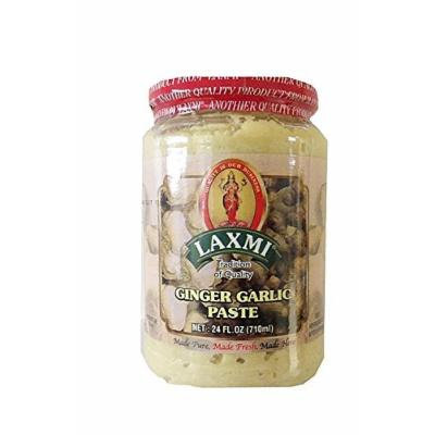 Laxmi Ginger Garlic Paste (Made Pure, Made Fresh, Made Here) - 24 Fl. Oz., 710ml