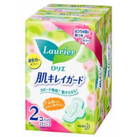 Laurier Clean Skin Guard Day Sanitary Napkin with Wings (20.5cm) 2 packs x 22pcs