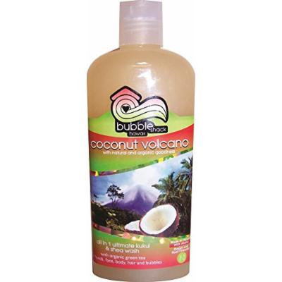 Hawaii Bubble Shack All in 1 Ultimate Kukui & Shea Body Wash Coconut Volcano 2 Bottles