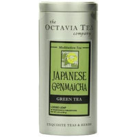 Octavia Tea Japanese Genmaicha (Green Tea), 2.38 - Ounce Tin